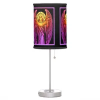 Stained Glass Angel Lamp