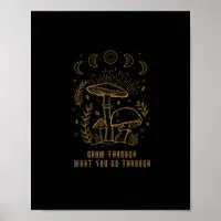 Goblincore Aesthetic Academia Cottagecore Mushroom Poster
