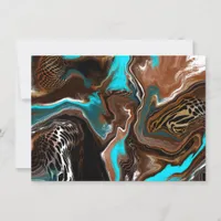 Thank You | Pretty Abstract Art Card