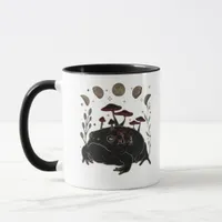Academia Moon Witchy Goblincore Aesthetic Frog Cla Mug