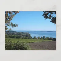 Panoramic View over Lake Constance Postcard