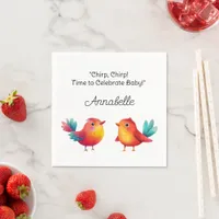 Bird-Themed Baby Shower Cute Watercolor