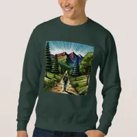 Man Hiking the Trails Sweatshirt