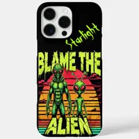 Blame the Alien in Cosmic Setting iPhone 16 Pro Max Case