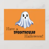 Cute Halloween Ghost Greeting Card