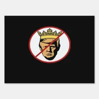 No Kings Anti Classic Creative Design Sign