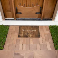 Faux Rustic Barn Wood Doormat