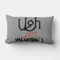 Ugh Valentine's - Was Mine on grey | Lumbar Pillow