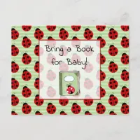 Bring a Book for Baby Baby Shower Card