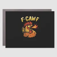 F-Caw-F-Chicken Classic Minimal Clean Car Magnet