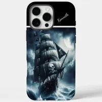 Pirate Ship In A Storm iPhone 16 Pro Max Case