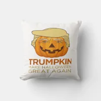Trumpkin Halloween Funny Classic Throw Pillow