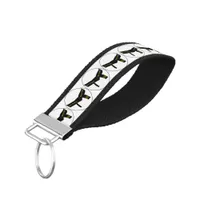 Martial Arts Third Degree Black Belt Wrist Keychain