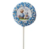 Oh, Boy! Baby and Bulldog Baby Shower Chocolate Covered Oreo Pop