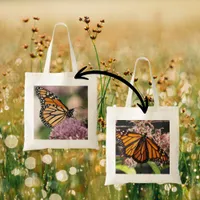 Monarch Butterfly Nature Photography Wildflower Tote Bag