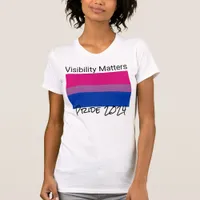 Visibility Matters, Bisexual Pride Flag, City T-Shirt