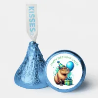  Capybara Themed Boy's Birthday Party Hershey®'s Kisses®