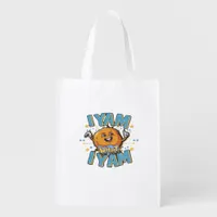 I Yam What I Yam Classic Design For Thanksgiving  Grocery Bag
