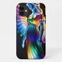 Multi-colored glass Angel iPhone 11 Case