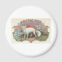 Vintage Arctic Fox Magnet