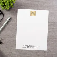 Business logo brand color letterhead