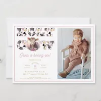 Holy Cow Girl 1st Birthday Photo Invite