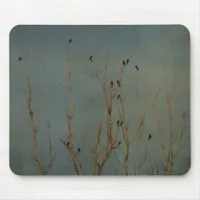 Birds in a Tree, Grunge Mouse Pad
