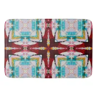 Cool Colorful Abstract Bath Mat