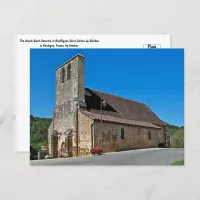 Serene Sanctity: Saint-Saturnin Church Postcard