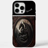 Dragon's Moonlit Vigil iPhone 16 Pro Max Case