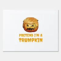 Trumpkin Pumpkin Sign