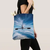 Beyond the Horizon: Concorde from Behind Tote Bag