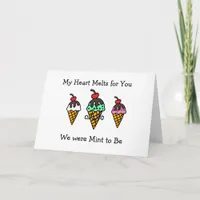 My Heart Melts for You, We were Mint to Be Card