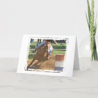 Barrel Racing Card