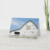 Animal Barn Quilt Barn Card
