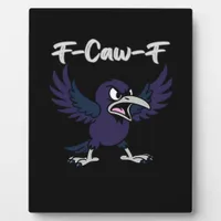 F-Caw-F Retro Graphic Plaque