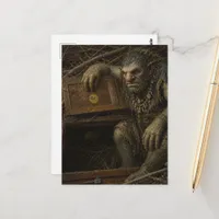 The Troll at the Doorway Postcard