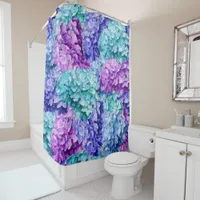 Magnificent hydrangea blossoms    shower curtain