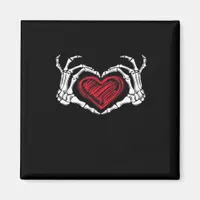 Heart Hands Skeleton Magnet