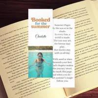 Photo summer vacation reads poem bookmarks