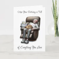 Funny Over the Hill Humorous Birthday Card