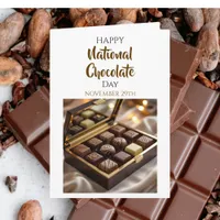 Happy National Chocolate Da | Nov 29th Card