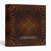 Medieval Damask Gold Album Folder Binder