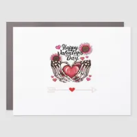 Skeleton Hands Valentines Day Classic Car Magnet