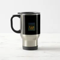 Chat Between The Moon Graphic Travel Mug
