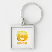 Halloween Trumpkin Funny Keychain