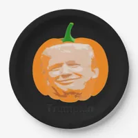 Trumpkin Halloween Classic Paper Plates