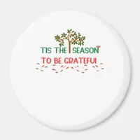 Tis The Season Retro Classic Magnet