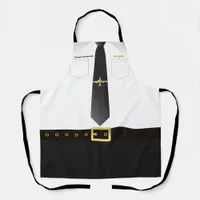 Pilot Uniform Captain Name Novelty Apron