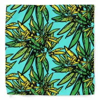 Tropical Exotic Stylish Plants Pattern Bandana